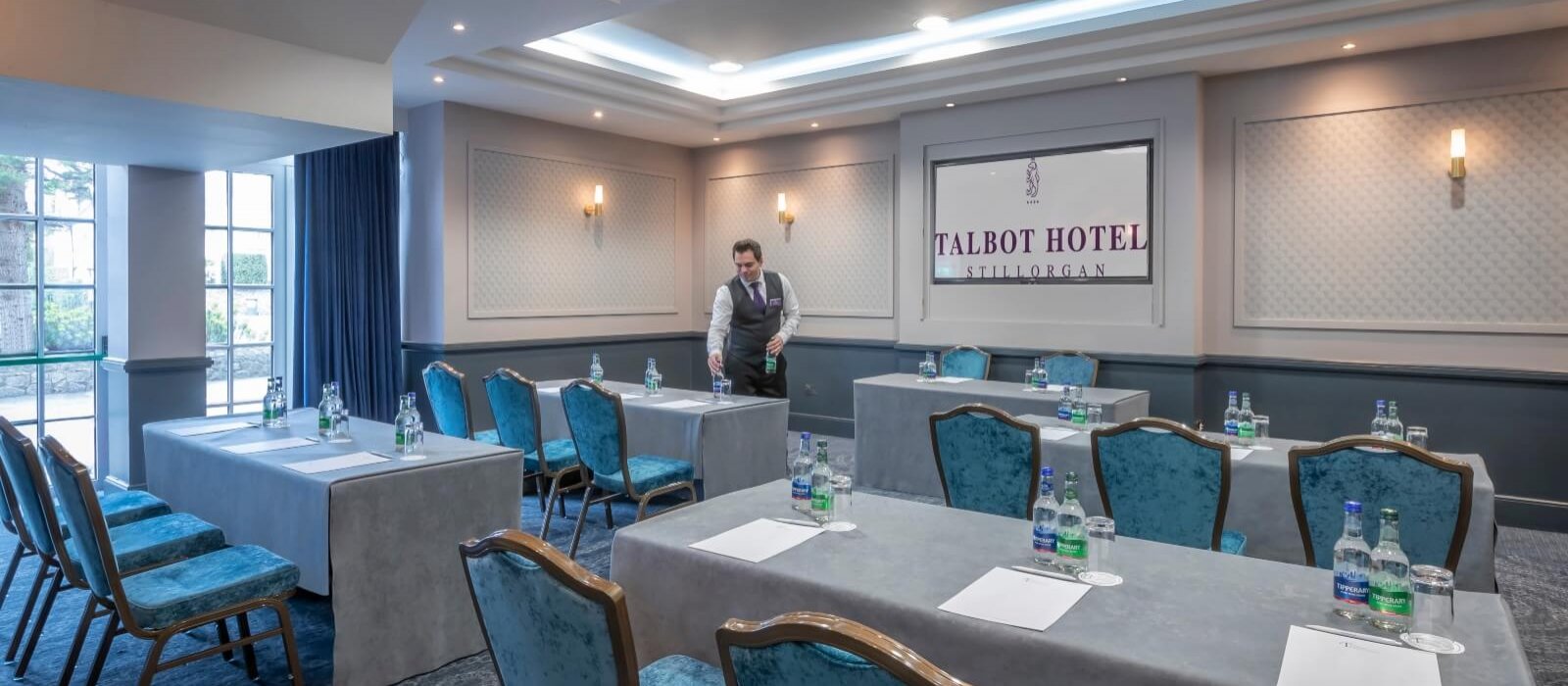 Priory classroom banner www.talbothotelstillorgan.com