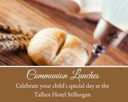 Celebrate your Child's Special Day at Talbot Hotel Stillorgan